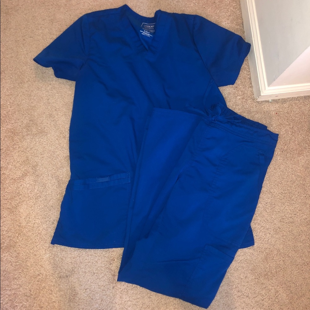 Cherokee Royal blue scrubs